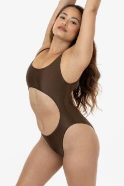 RNT106 - Cutout Bathing Suit -Builtd Store jade chocolate 1
