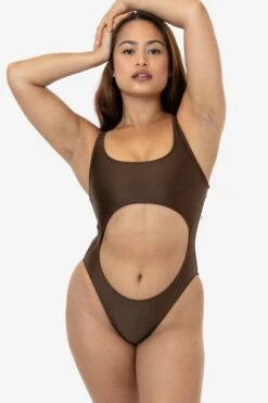 RNT106 - Cutout Bathing Suit -Builtd Store jade chocolate 3