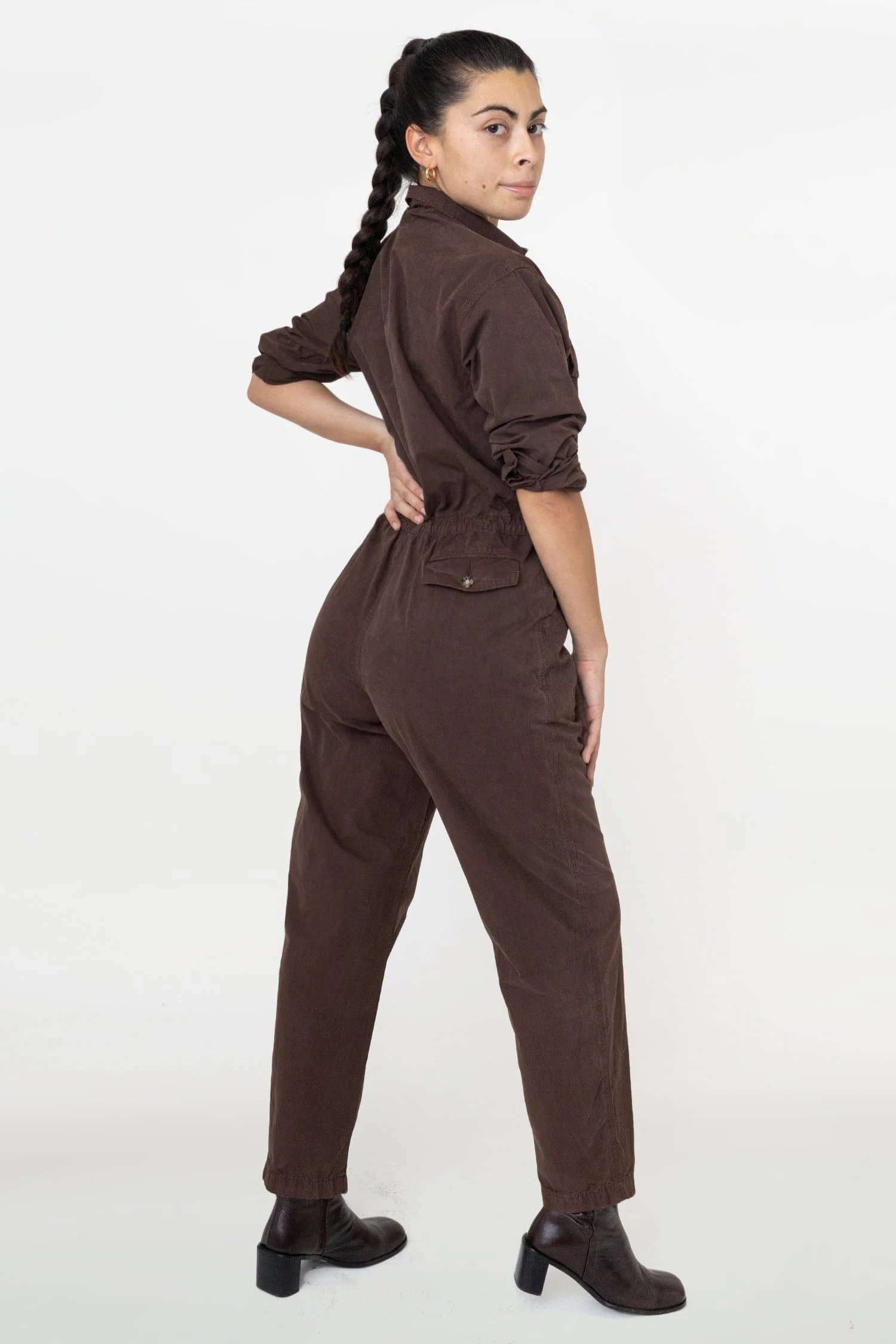RJC3207GD - Cotton Poplin Utility Jumpsuit 6 RJC3207GD - Cotton Poplin Utility Jumpsuit - Image 6