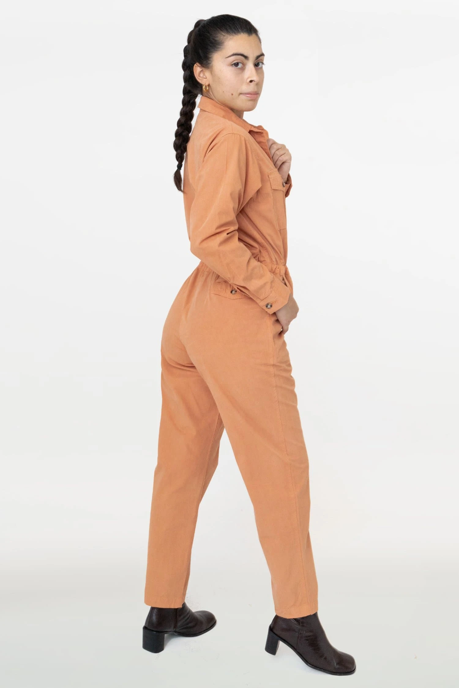 RJC3207GD - Cotton Poplin Utility Jumpsuit 2 RJC3207GD - Cotton Poplin Utility Jumpsuit - Image 2