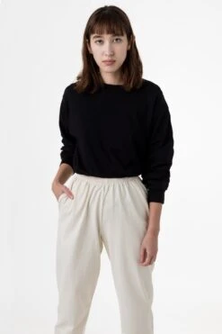 1807GD Unisex - 6.5oz Long Sleeve Garment Dye Crew Neck T-Shirt -Builtd Store julie 1807 30