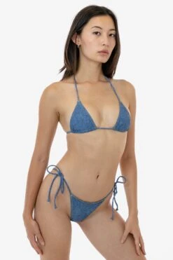RNT3003P - Printed String Bikini Top -Builtd Store mediumdenim 1S