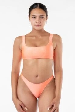 RNT3009 - High Cut Bikini Bottom -Builtd Store neoncoral1