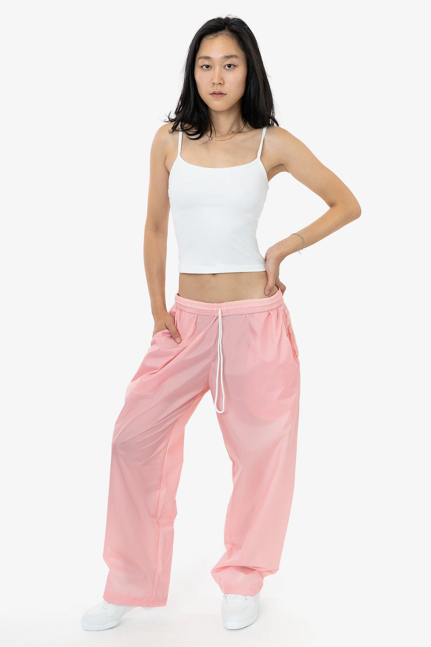 RNF445 Unisex - Lightweight Nylon Taffeta Wide Leg Pant 5 RNF445 Unisex - Lightweight Nylon Taffeta Wide Leg Pant - Image 5