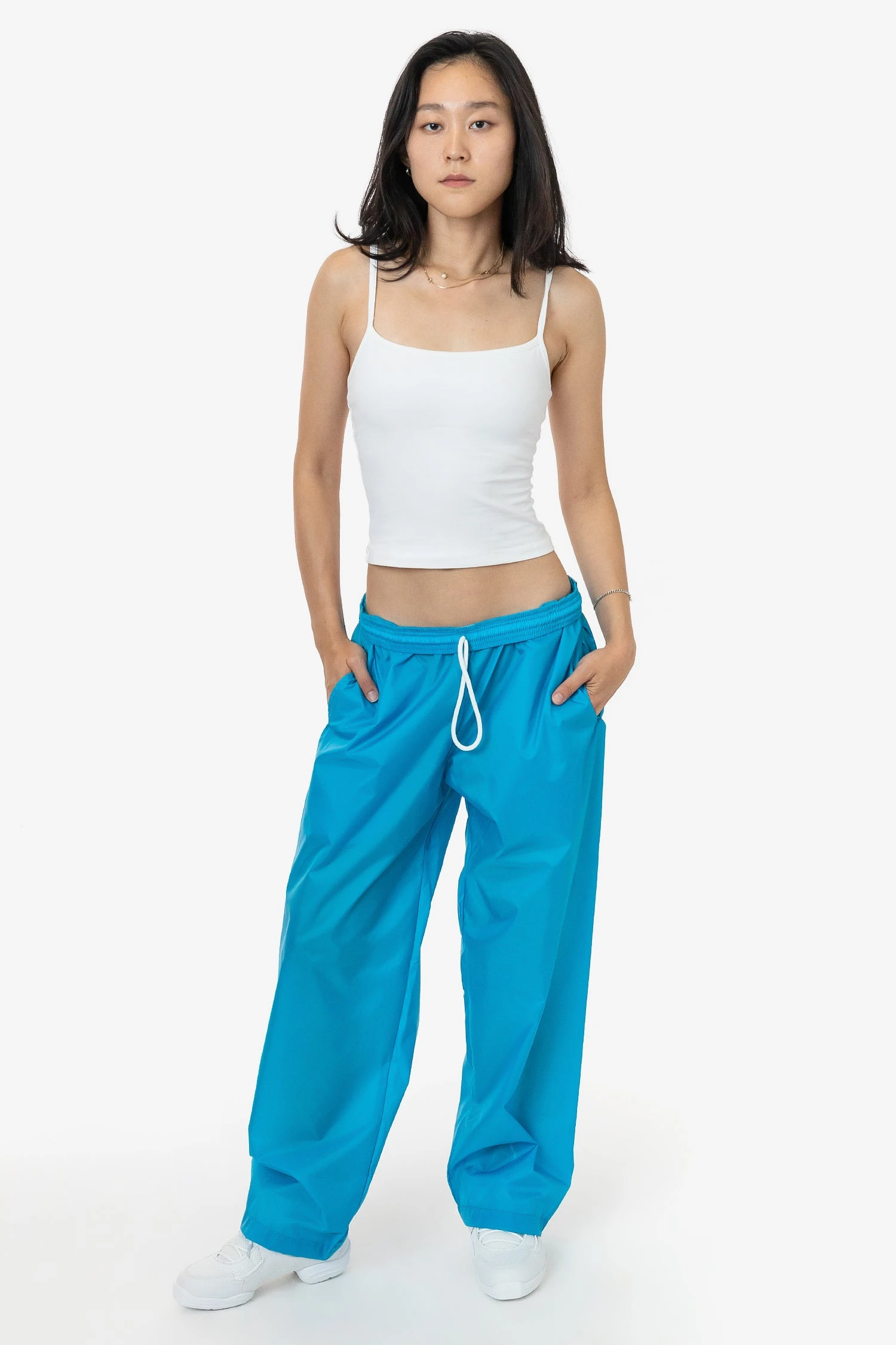 RNF445 Unisex - Lightweight Nylon Taffeta Wide Leg Pant 3 RNF445 Unisex - Lightweight Nylon Taffeta Wide Leg Pant - Image 3
