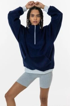 PF408 - Polar Fleece Half Zip Pullover -Builtd Store pf1