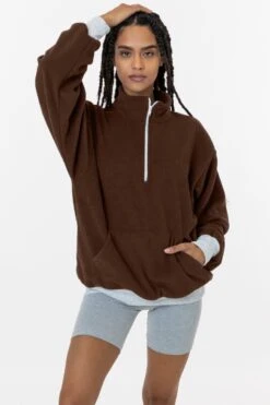 PF408 - Polar Fleece Half Zip Pullover -Builtd Store pf7