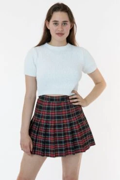 RGB300P - Plaid Tennis Skirt -Builtd Store plaid4