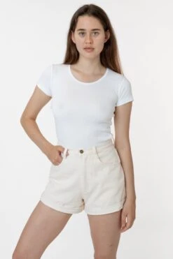 RBDW05GD - Bull Denim Garment Dye Cuff Short (Summer Color Edition) -Builtd Store rachel3