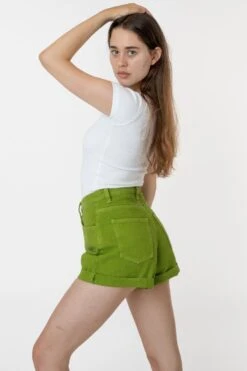 RBDW05GD - Bull Denim Garment Dye Cuff Short (Summer Color Edition) -Builtd Store rachel5