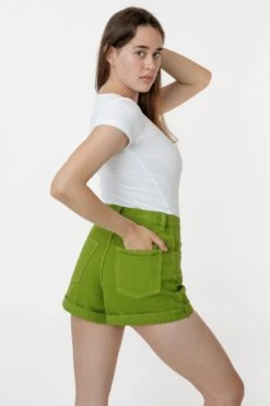 RBDW05GD - Bull Denim Garment Dye Cuff Short (Summer Color Edition) -Builtd Store rachel6