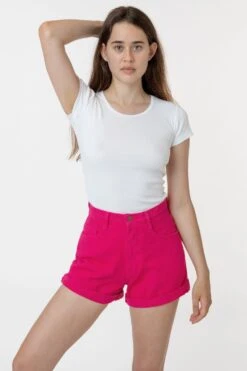 RBDW05GD - Bull Denim Garment Dye Cuff Short (Summer Color Edition) -Builtd Store rachel9