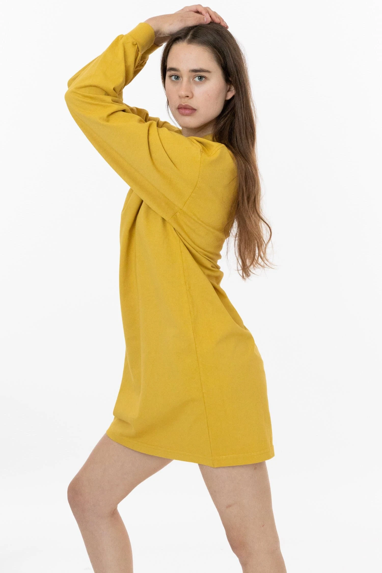 1837GD - Long Sleeve Garment Dye Mockneck Dress 15 1837GD - Long Sleeve Garment Dye Mockneck Dress - Image 15
