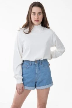 1811GD Unisex - Long Sleeve Garment Dye Turtleneck -Builtd Store rachel offwhite