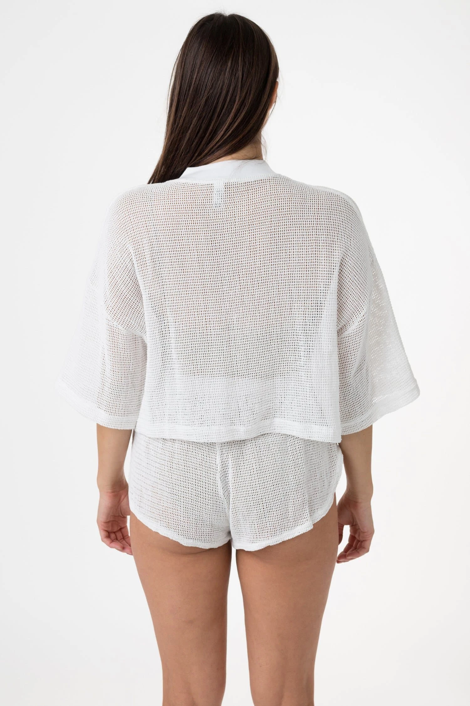 RIN331GD - Cotton Fishnet Garment Dye Crop Top 9 RIN331GD - Cotton Fishnet Garment Dye Crop Top - Image 9