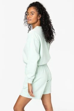 MWT06GD - Garment Dyed Cropped Mock Neck French Terry Pullover -Builtd Store seafoam1 dk 5cf63108 60f0 4951 85ea 2ac5526d4157