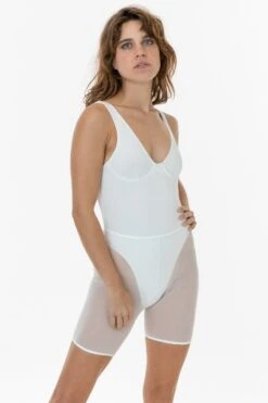 RNS8382 - Micro Mesh Bike Shorts -Builtd Store short white 1 F