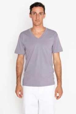 24056 Mix - Fine Jersey V-Neck T-Shirt -Builtd Store slate 07de78da 2d7b 4bee bea5 08fd4d39e6a3