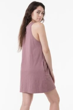1840GD - Garment Dye Tank Dress 32 1840GD - Garment Dye Tank Dress -Builtd Store tiana mauve3