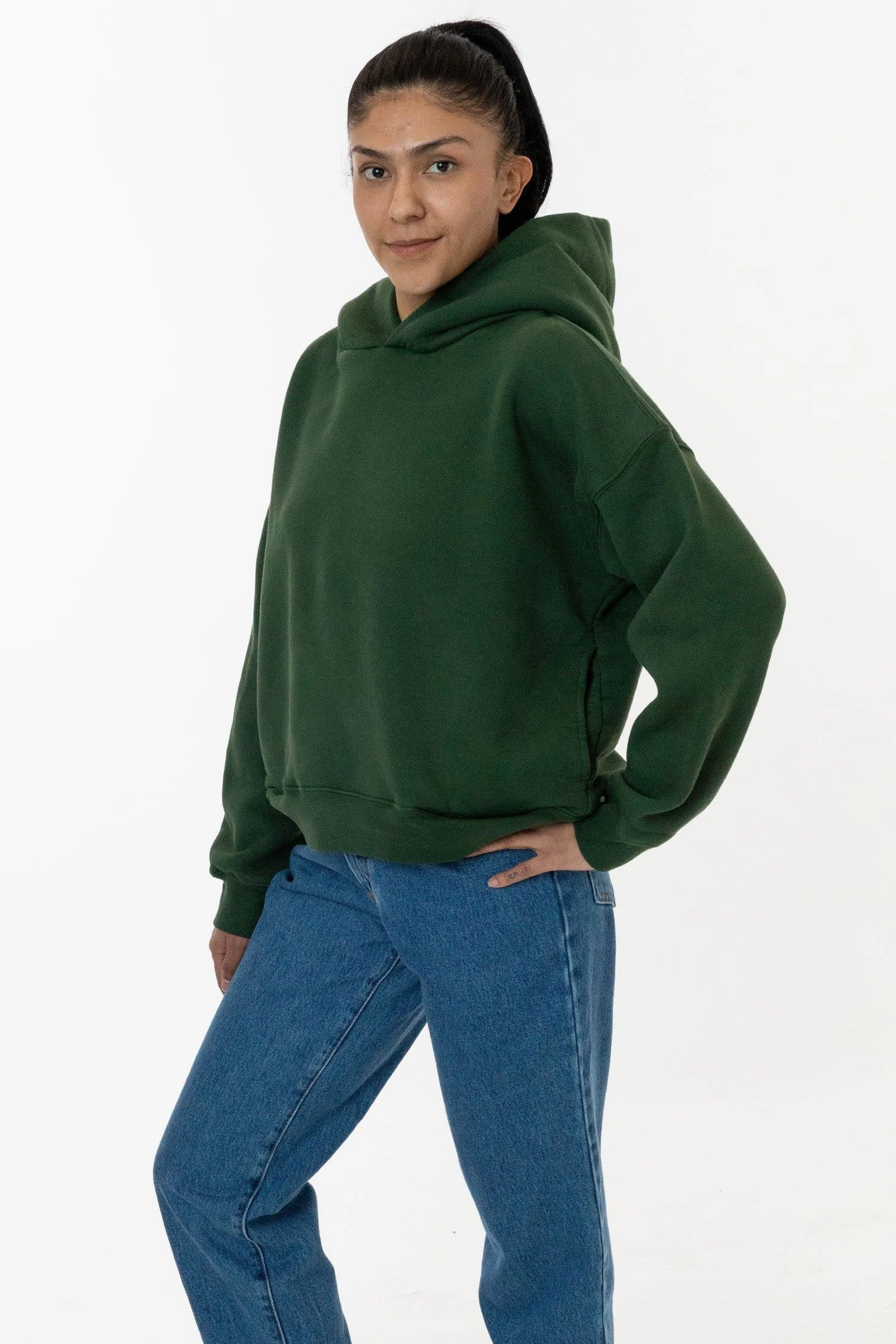 WF369GD - Puffy Heavyweight Fleece Cropped Hoodie 4 WF369GD - Puffy Heavyweight Fleece Cropped Hoodie - Image 4