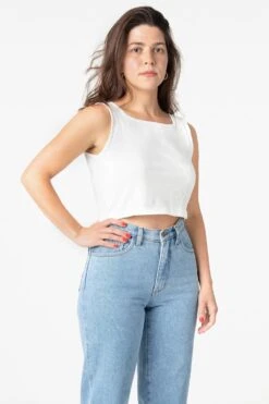 1822GD - Garment Dye Crop Tank -Builtd Store white1 4bc77fb2 8e08 4305 8b67 1ddda37a03d1