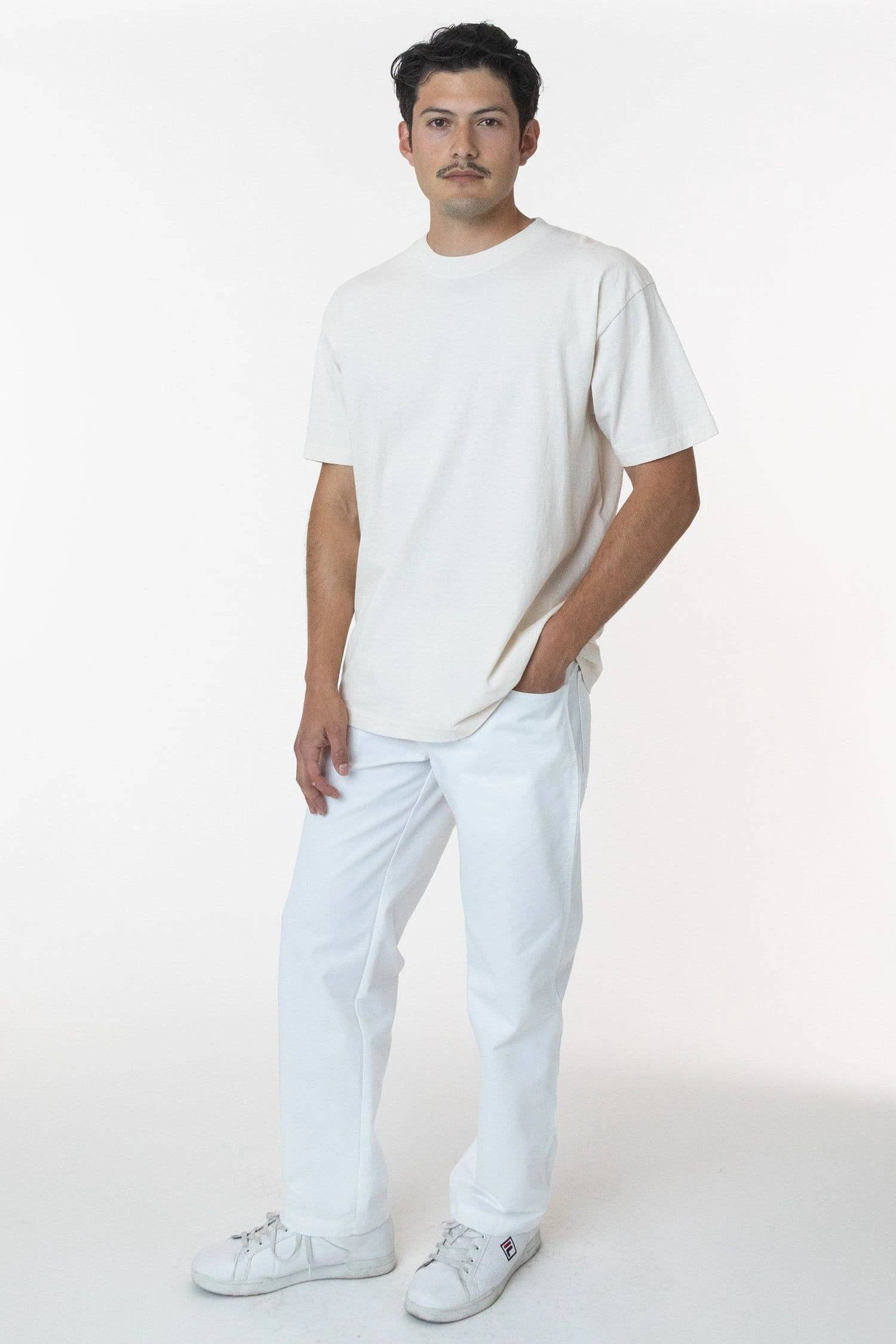 RTWL01 - Twill Work Pants White 1 RTWL01 - Twill Work Pants White