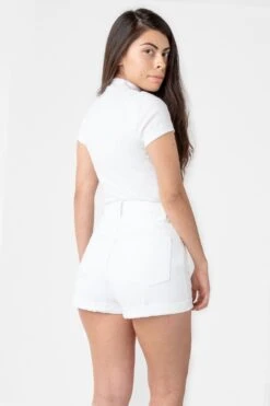 RBDW05GD - Bull Denim Garment Dye Cuff Short -Builtd Store white2 332341f1 7062 411f 81dd 0ffcb29e46db