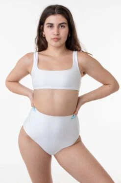 RNT065 - Classic High Waist Bikini Bottom -Builtd Store white 2 798fc12f 93ce 43c8 a7ca 8a4b6604a217