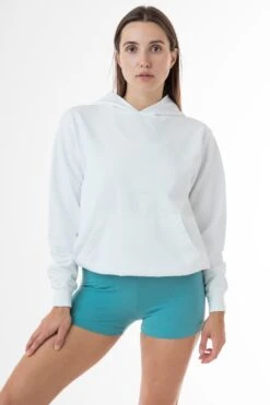 MWT09GD Unisex - Long Sleeve Garment Dye French Terry Pullover Hoodie -Builtd Store white katya2