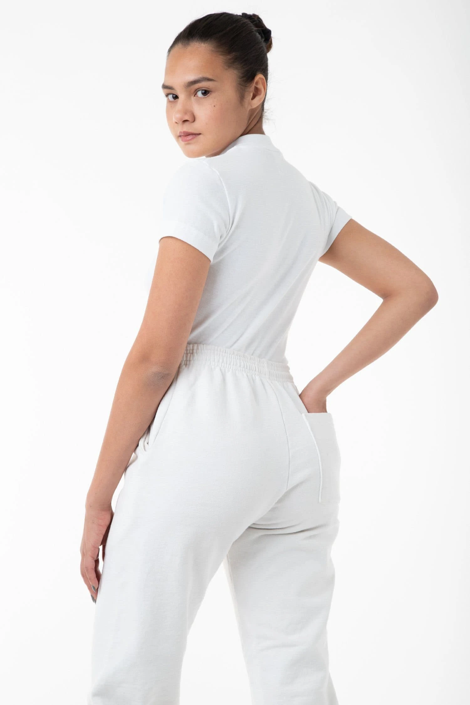 R4309 - Mockneck Cap Sleeve Baby Tee 7 R4309 - Mockneck Cap Sleeve Baby Tee - Image 7