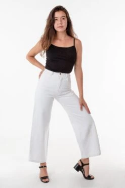 RBDW09GD - High Waisted Wide Leg Jean 13 RBDW09GD - High Waisted Wide Leg Jean -Builtd Store white tatiana 1