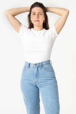 R4310 - Crew Neck Baby Tee -Builtd Store wht2